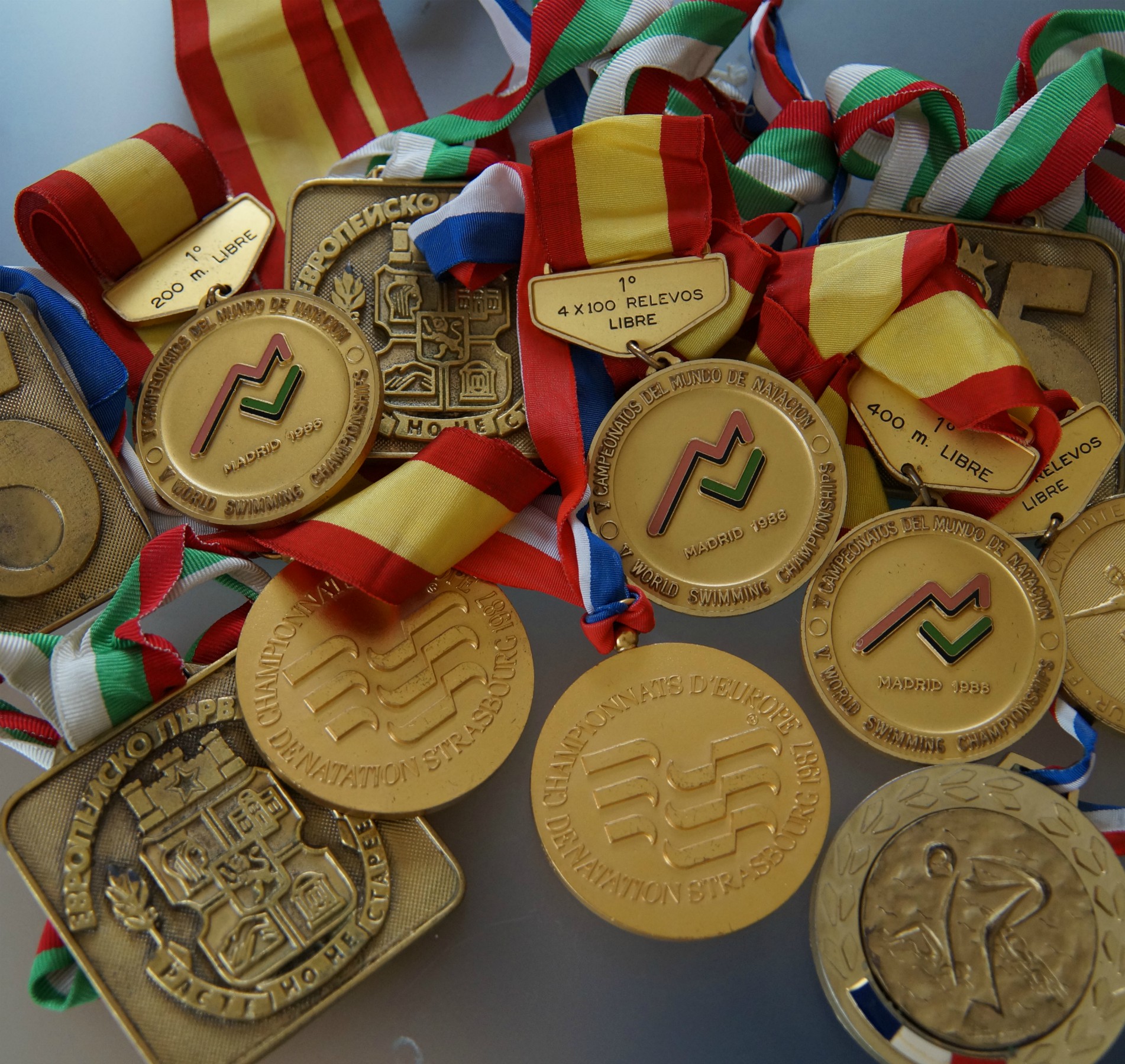 Meine Medaillensammlung Welt - und Europameisterschaften