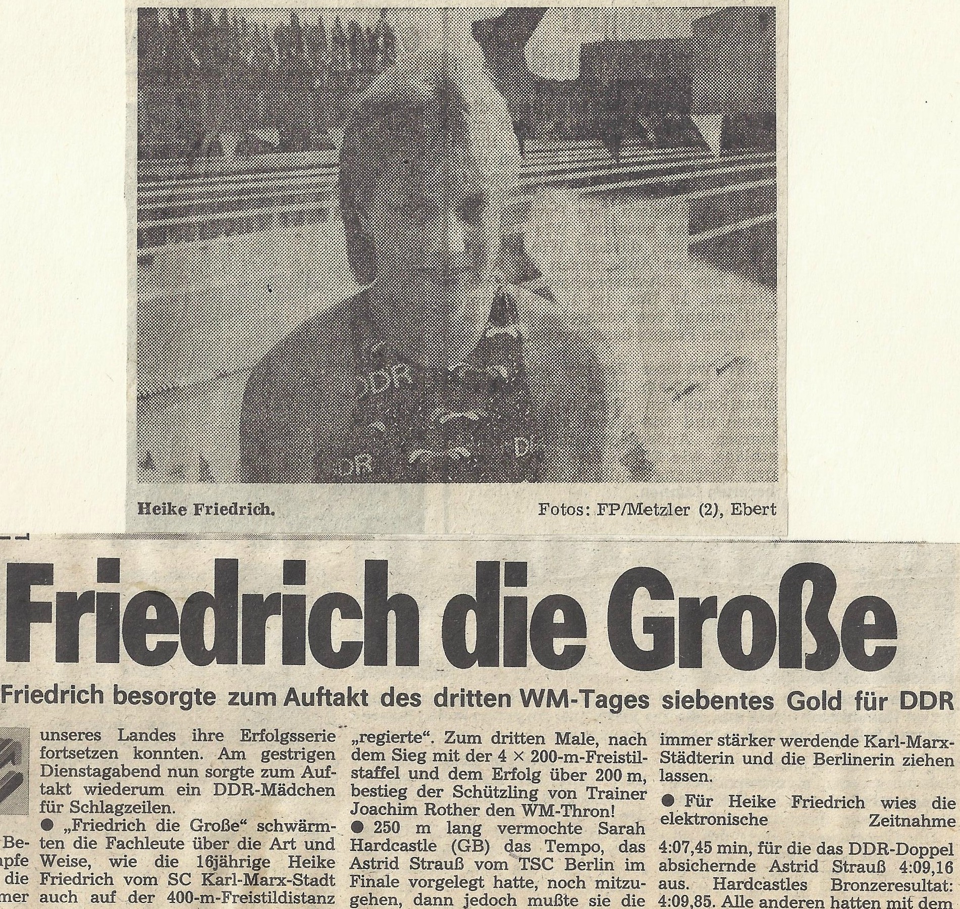 Weltmeisterschaft 1986 Madrid