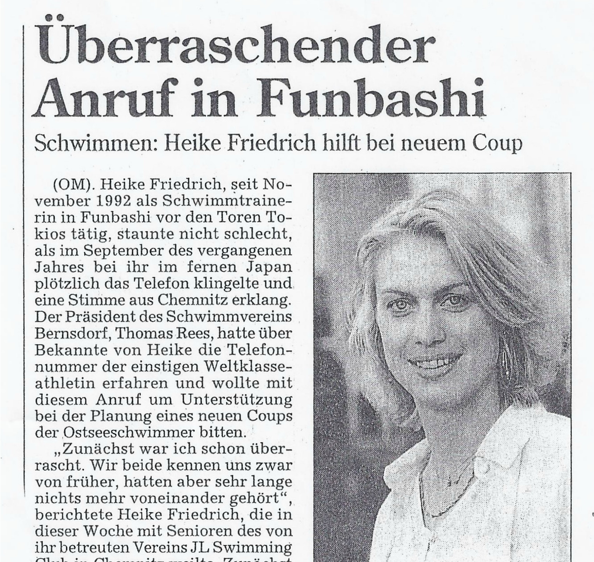 Vorbereitung Meeresbuchtschwimmen Japan